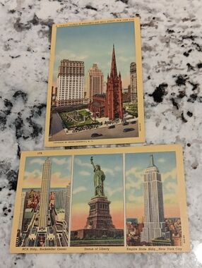 2 Vintage Collectable Alfred Mainzer Post Cards